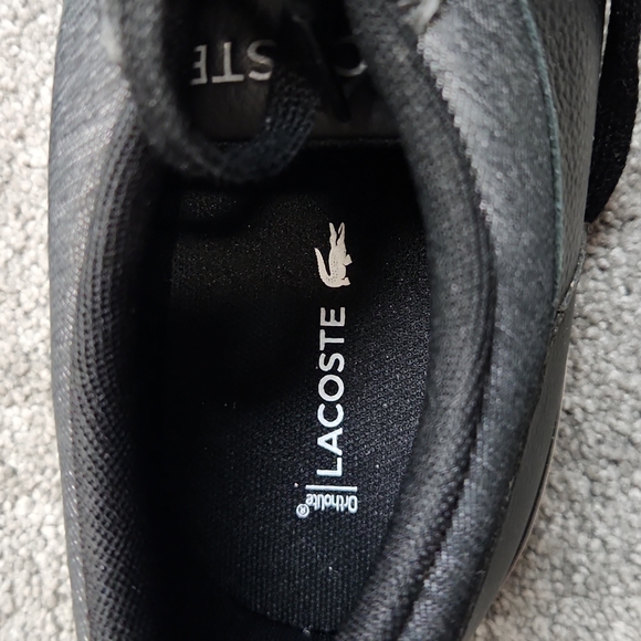 Lacoste Shoes Lacoste Black Minzah Leather Sneakers Poshmark